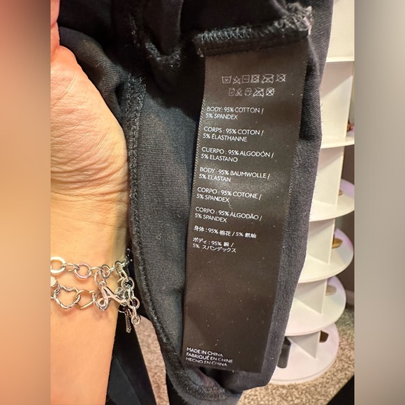 I.am.gia black rhinestones top - Picture 4 of 6